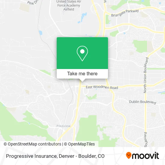 Progressive Insurance map
