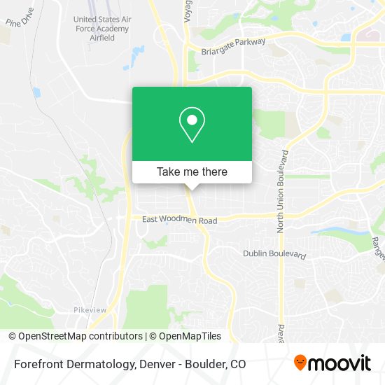 Mapa de Forefront Dermatology