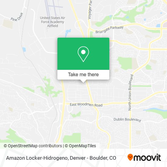 Mapa de Amazon Locker-Hidrogeno