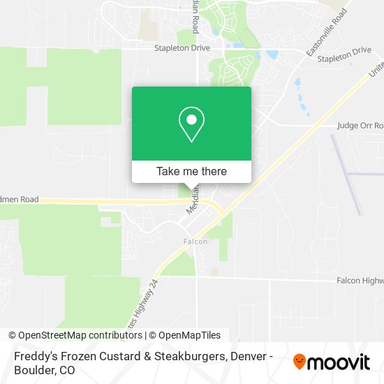Freddy's Frozen Custard & Steakburgers map