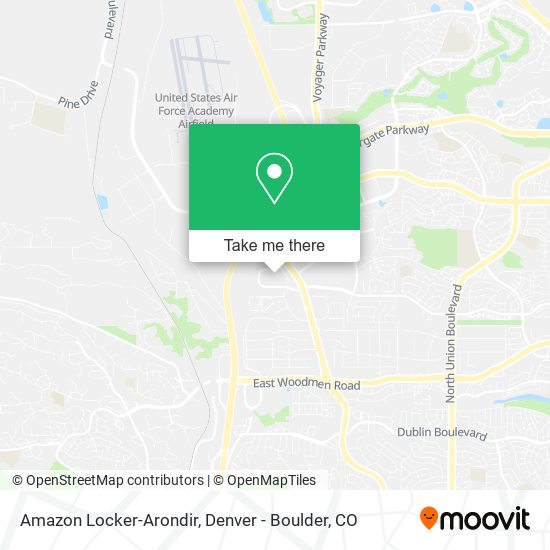 Mapa de Amazon Locker-Arondir