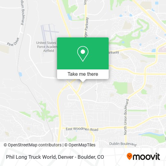 Mapa de Phil Long Truck World