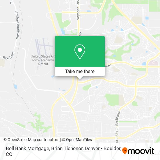 Bell Bank Mortgage, Brian Tichenor map