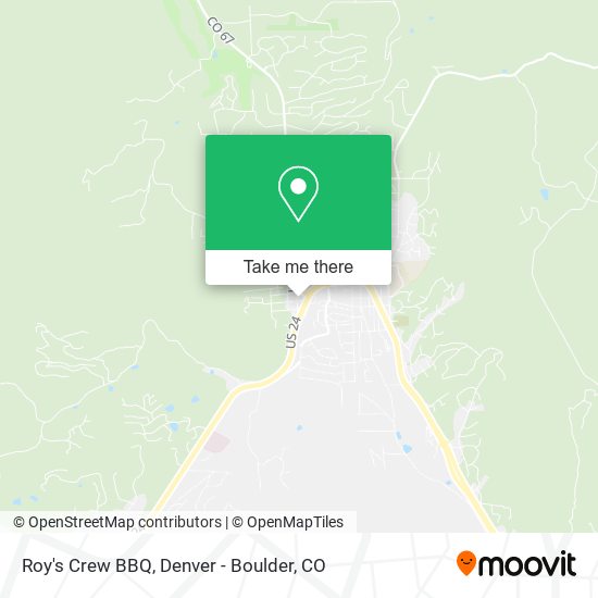 Roy's Crew BBQ map