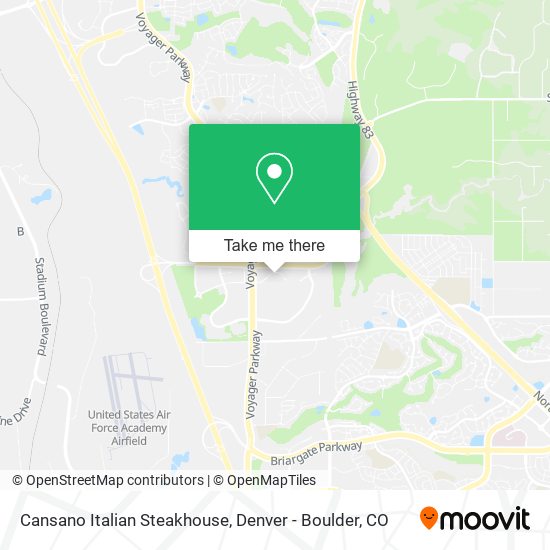 Cansano Italian Steakhouse map