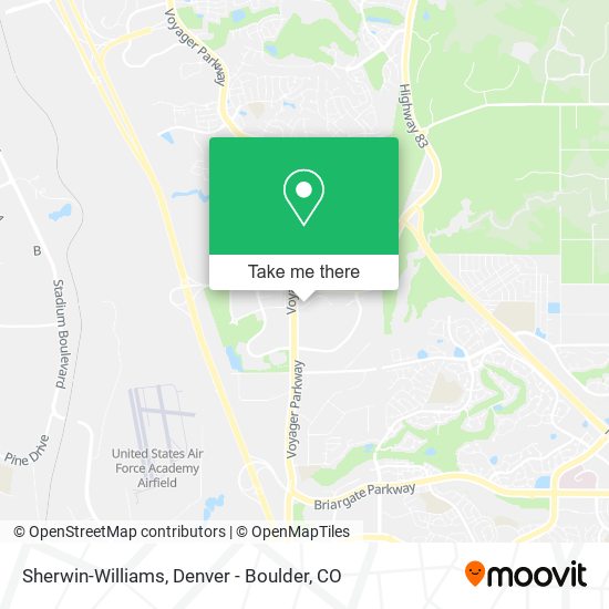 Mapa de Sherwin-Williams