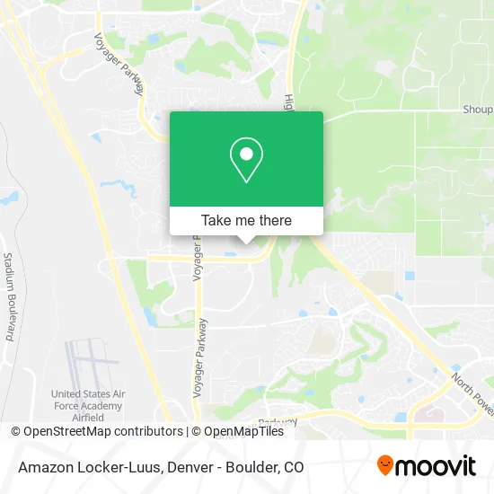 Amazon Locker-Luus map