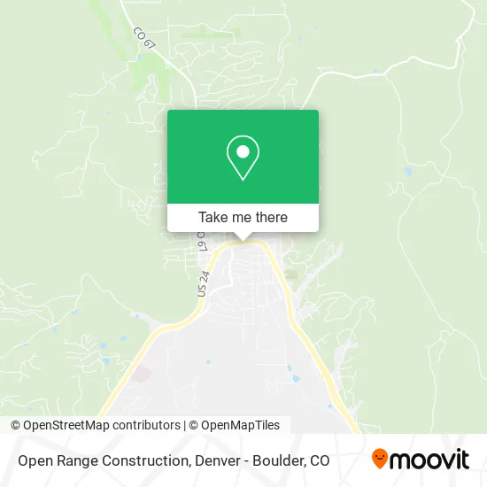 Open Range Construction map