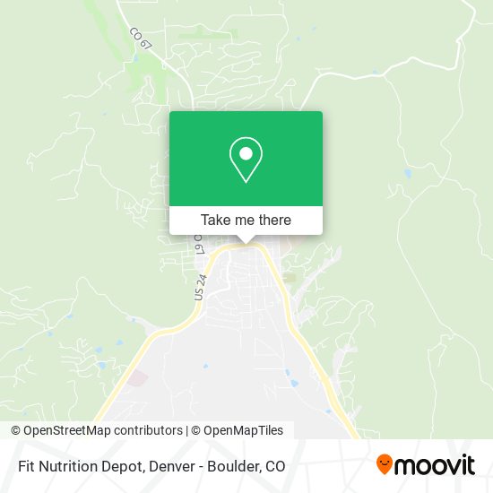 Fit Nutrition Depot map