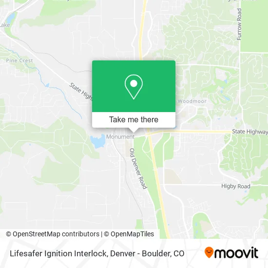 Lifesafer Ignition Interlock map