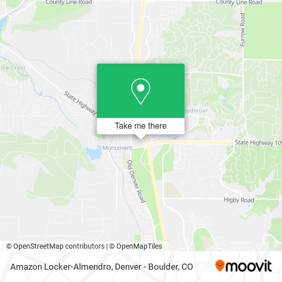 Amazon Locker-Almendro map