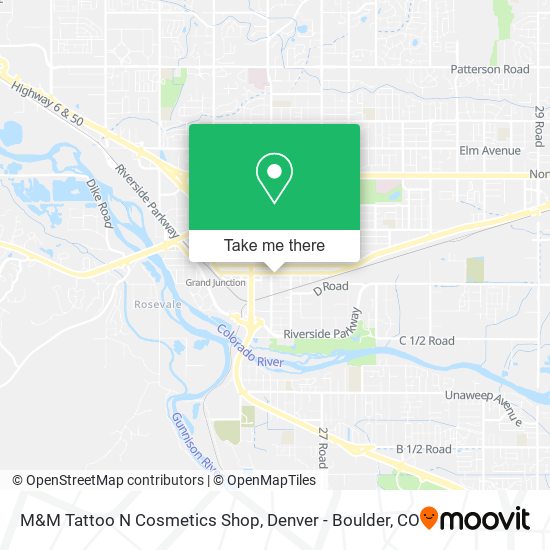 M&M Tattoo N Cosmetics Shop map