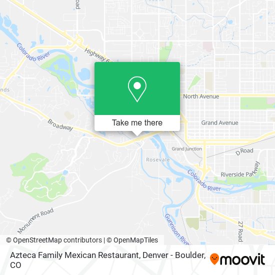 Mapa de Azteca Family Mexican Restaurant