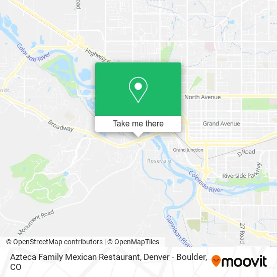 Azteca Family Mexican Restaurant map