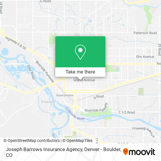 Joseph Barrows Insurance Agency map