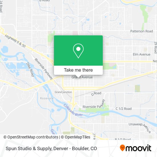 Mapa de Spun Studio & Supply