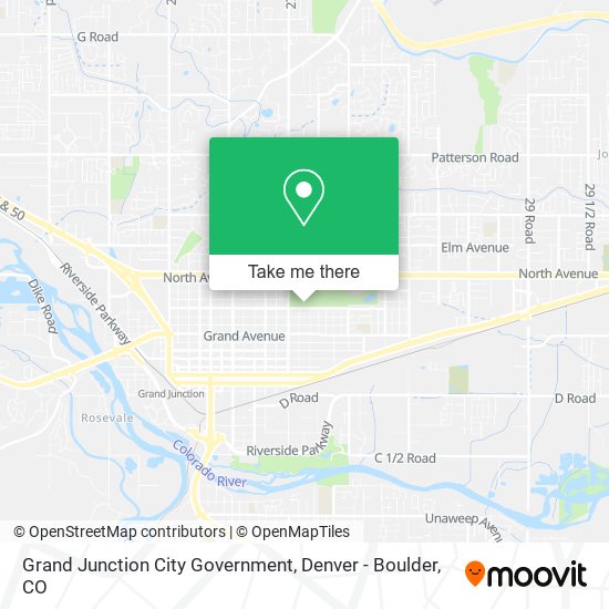 Mapa de Grand Junction City Government