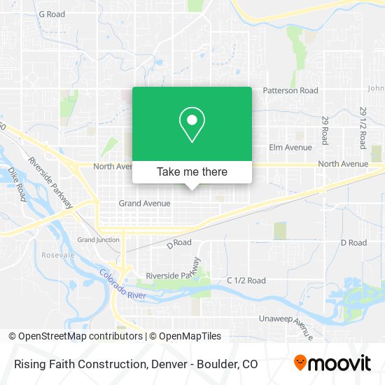 Rising Faith Construction map