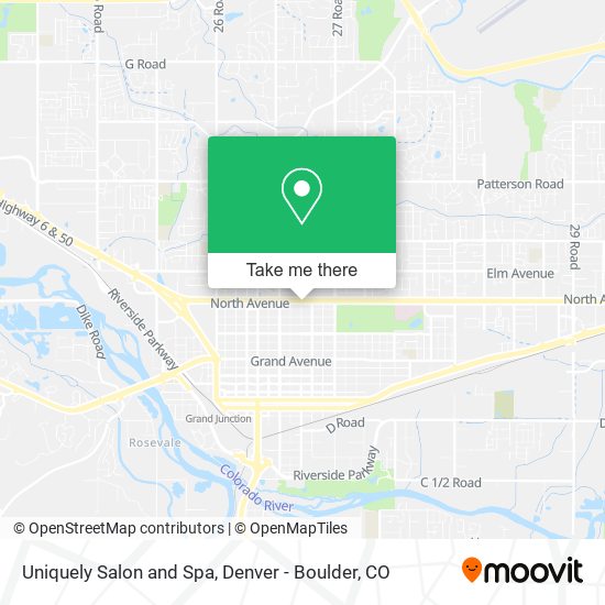 Mapa de Uniquely Salon and Spa