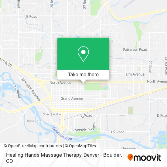 Healing Hands Massage Therapy map