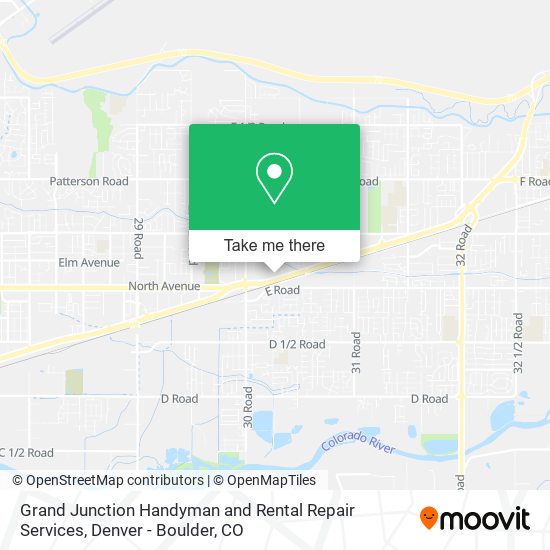 Grand Junction Handyman and Rental Repair Services map