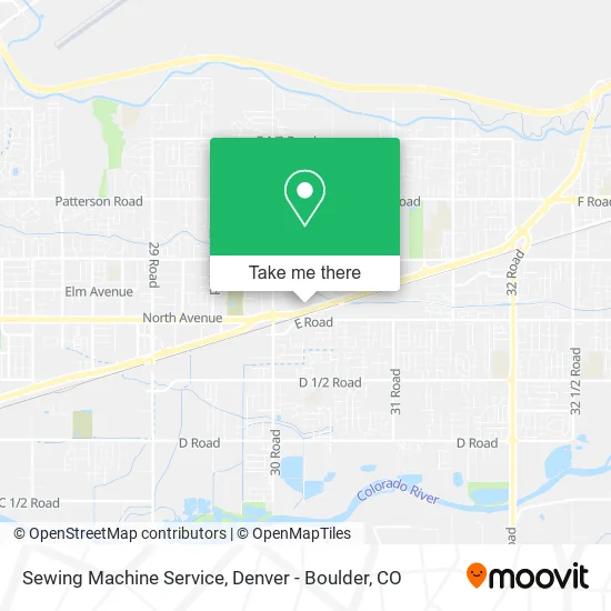 Sewing Machine Service map