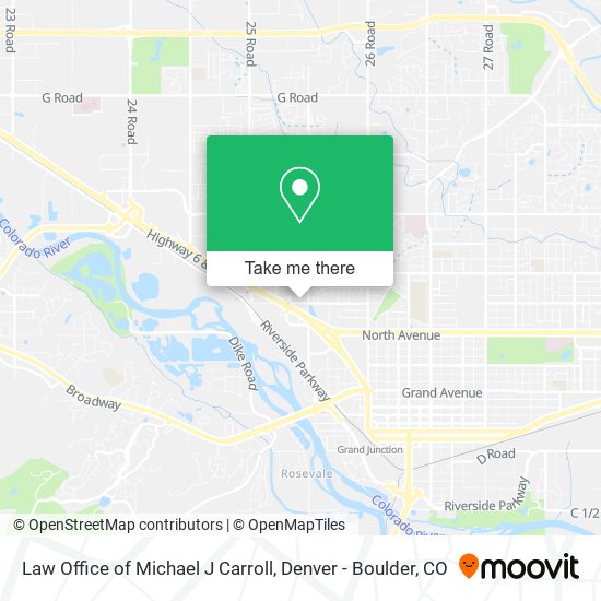 Law Office of Michael J Carroll map