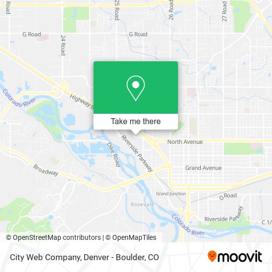 City Web Company map