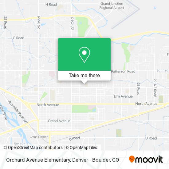 Mapa de Orchard Avenue Elementary
