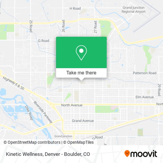Mapa de Kinetic Wellness