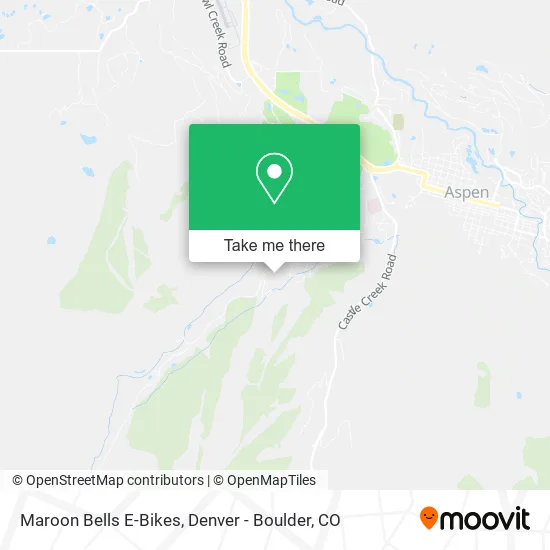 Maroon Bells E-Bikes map