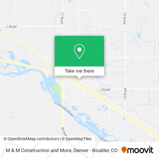 M & M Construction and More map