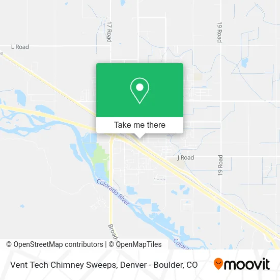 Vent Tech Chimney Sweeps map