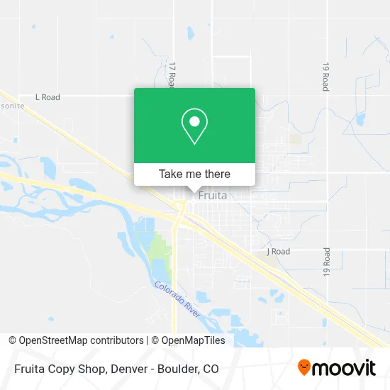 Fruita Copy Shop map