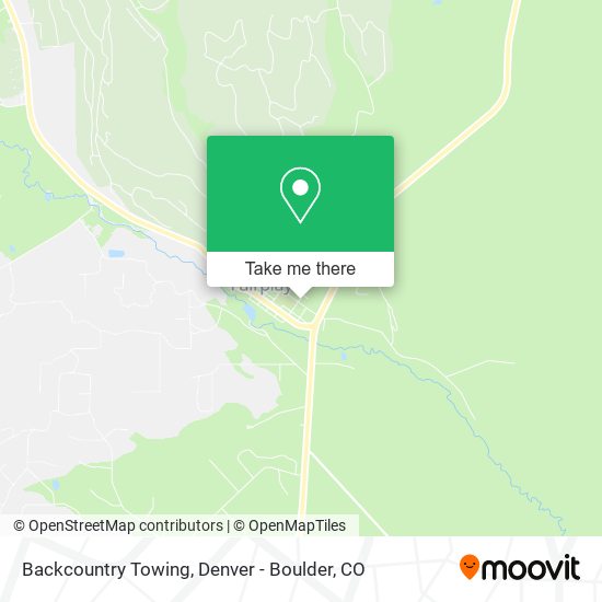 Backcountry Towing map