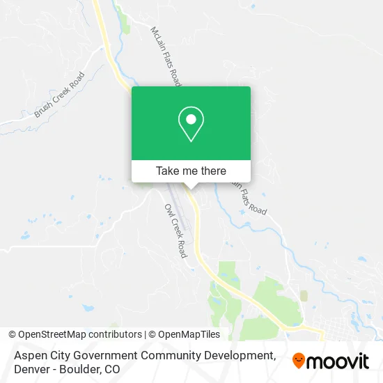 Aspen City Government Community Development map