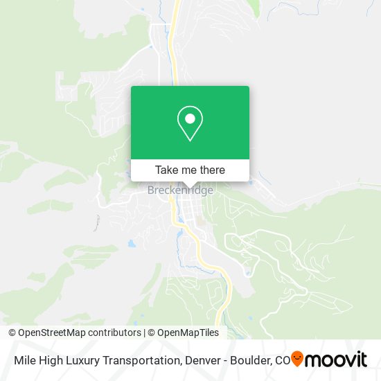 Mile High Luxury Transportation map