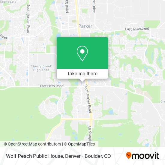 Mapa de Wolf Peach Public House