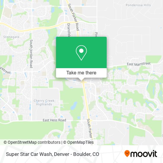 Super Star Car Wash map