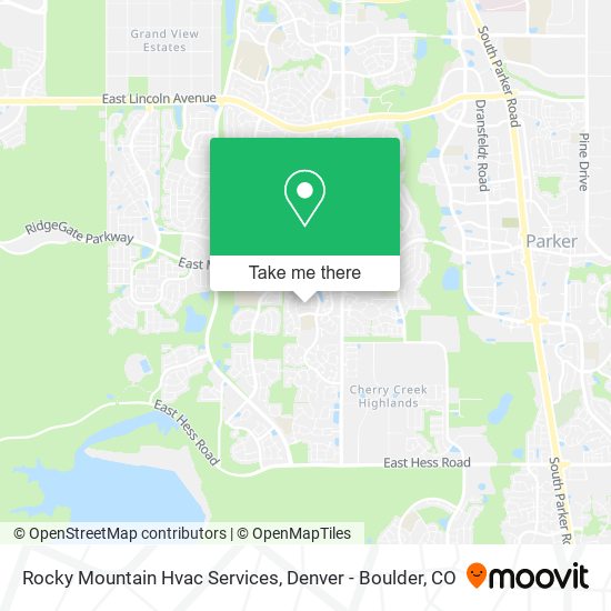 Rocky Mountain Hvac Services map