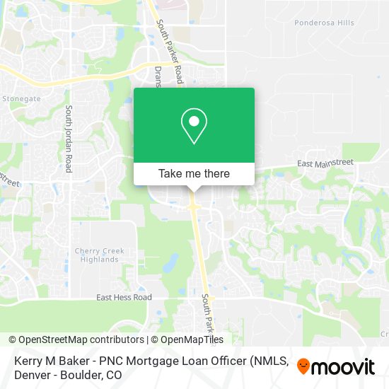 Kerry M Baker - PNC Mortgage Loan Officer map