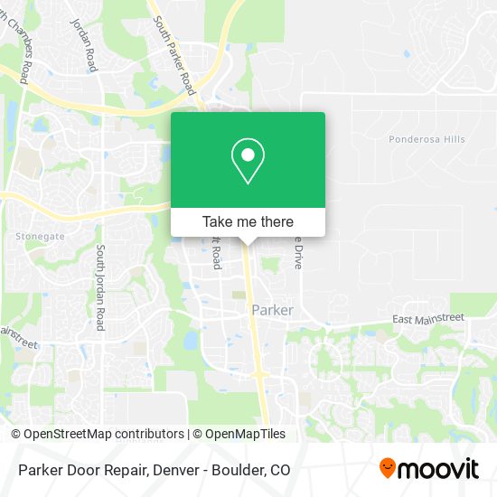 Parker Door Repair map