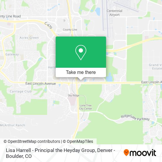 Mapa de Lisa Harrell - Principal the Heyday Group