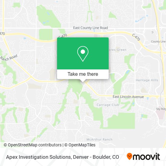 Mapa de Apex Investigation Solutions