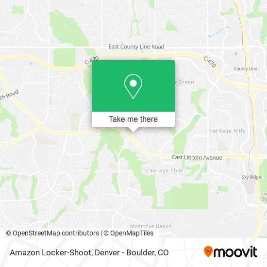 Amazon Locker-Shoot map