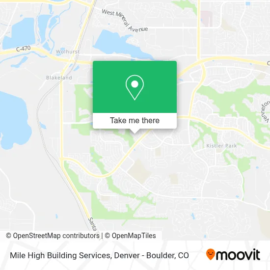 Mile High Building Services map