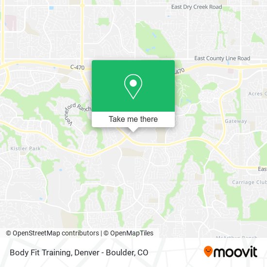 Body Fit Training map