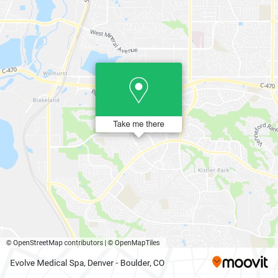 Evolve Medical Spa map