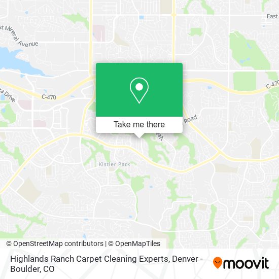 Highlands Ranch Carpet Cleaning Experts map
