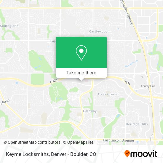 Mapa de Keyme Locksmiths